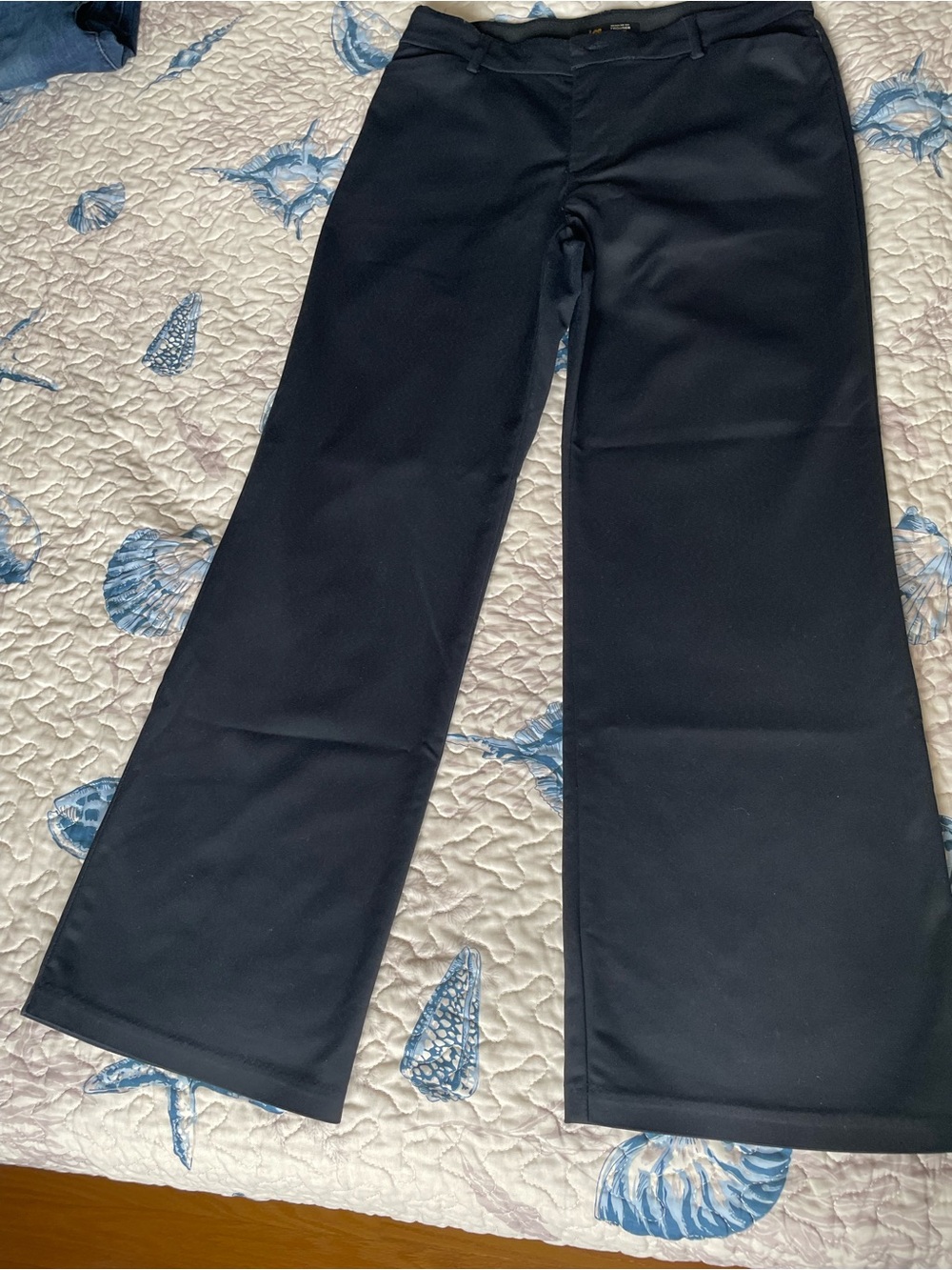 Lee Black Regular Fit Trouser Pants